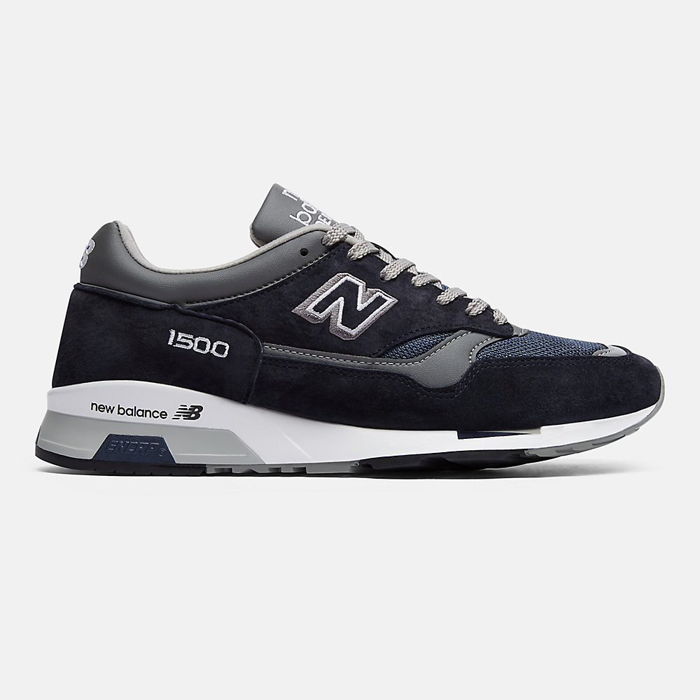 New Balance MADE in UK 1500 Shoes Navy with Grey and White